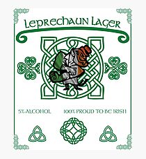 Leprechaun Lager Photographic Print