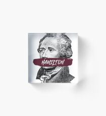 Alexander Hamilton Acrylic Block