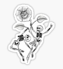 Skeleton Pole Dance Sticker