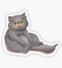 Pegatina Gato gordo