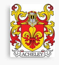 Acheley Coa of Arms Canvas Print
