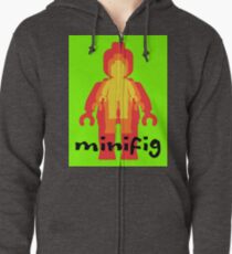 Colored Minifigs Zipped Hoodie