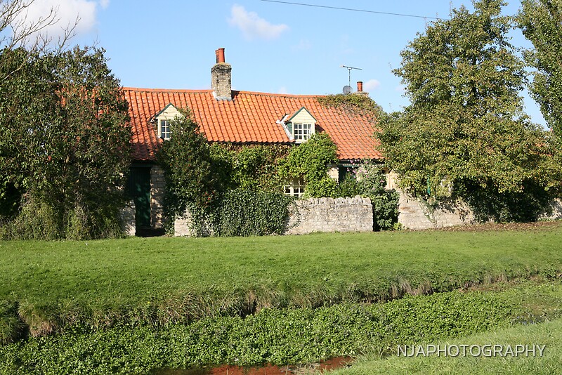"The old cottage dunston, Lincolnshire" by NJAPHOTOGRAPHY Redbubble
