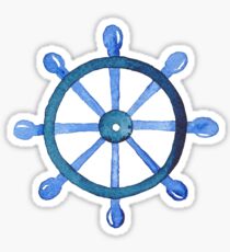 Navigating the seas Sticker