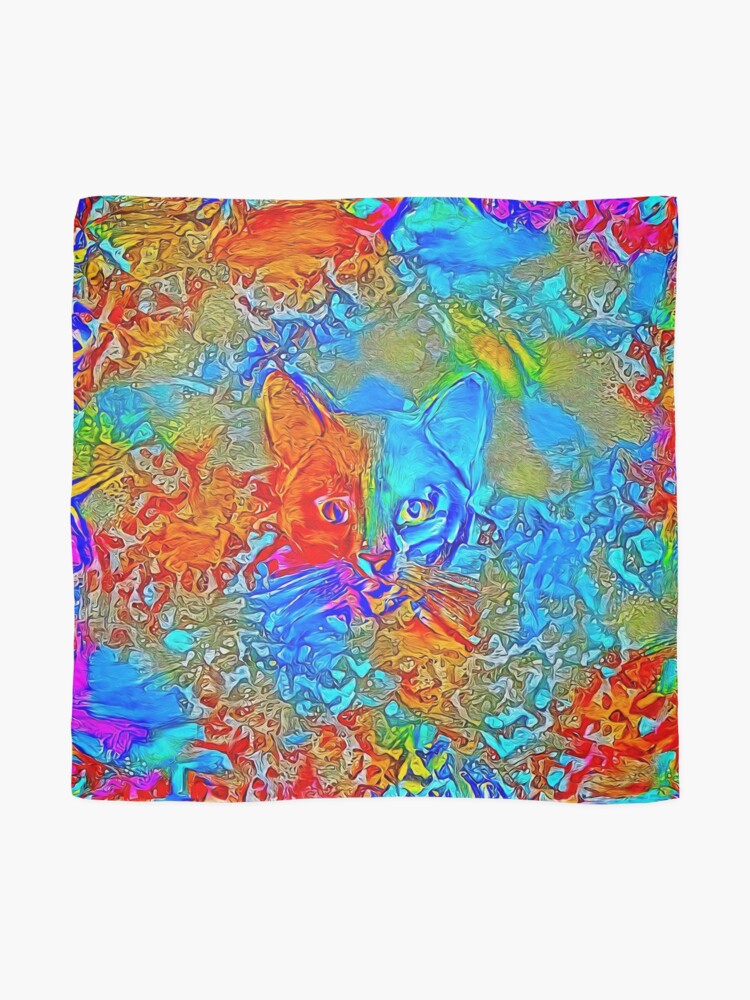 Alternate view of Hiding in colors Scarf
