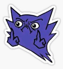 Haunter Finger Meme Sticker