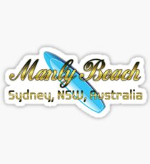 Surf Manly Beach Sticker