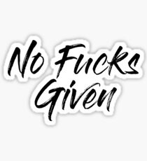 Keine Ficks gegeben Sticker