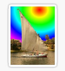 Sailing into Ancient Egypt Sticker