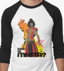 Sho'nuff the Shogun of Harlem Men's Baseball ¾ T-Shirt