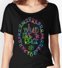 Ich würde gerne rasseln Baggyfit T-Shirt