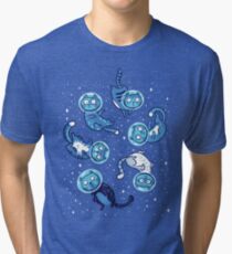 Galaxy cats Tri-blend T-Shirt