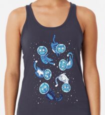 Galaxie Katzen Racerback Tank Top