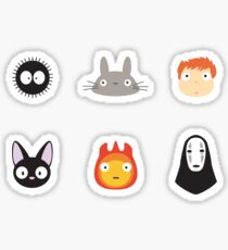 Mini Studio Ghibli Heads Sticker