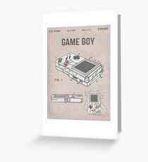 Gameboy Patent Greeting Card