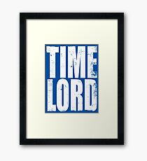 Time Lord Framed Print