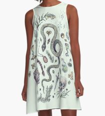Diese schlauen Leute A-Linien Kleid