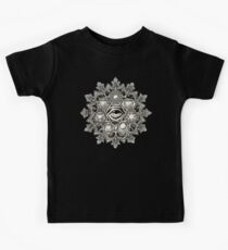 Anahata Seven Chakra Flower Mandala Kids Tee