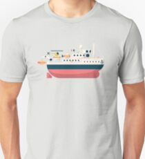 Minimalist Jacques Cousteau's Research Vessel Calypso Unisex T-Shirt