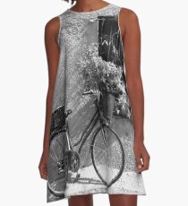 Bicycle and Window A-Line Dress
