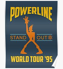Powerline Stand Out World Tour '95 Poster
