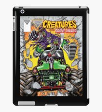 creatures feat grave digger monster jam iPad Case/Skin