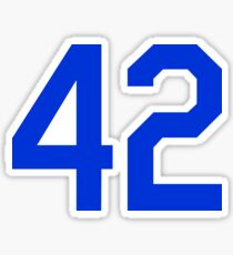 42 Shirt Sticker