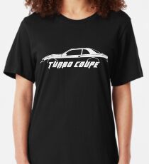TURBO COUPE silhouette Turbo coupe 9th gen (1988) T-bird Slim Fit T-Shirt