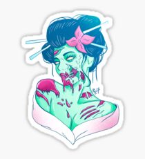 Zombie Geisha Sticker
