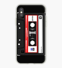 Retro music cassette iPhone Case
