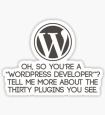 Wordpress Developer Sticker