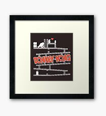 barrels of arcade fun Framed Print
