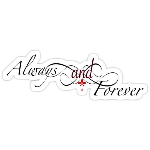 Always and forever тату эскиз