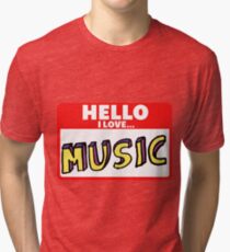 MUSIC Tri-blend T-Shirt