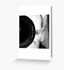 Lens Greeting Card