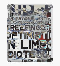Radiohead - Kid A Album Song List Design #3 iPad Case/Skin