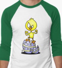 Easter Chick Men's Baseball ¾ T-Shirt