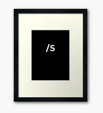 Sarcasm Framed Print