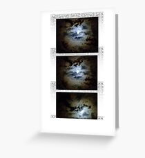 Moonx3 Greeting Card
