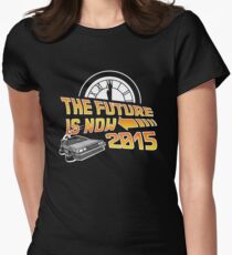 The Future is Now (Back to the Future) Women's Fitted T-Shirt