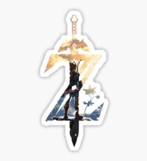 Breath Of The Wild Z Link Cover Sticker