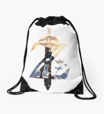 Breath Of The Wild Z Link Cover Drawstring Bag