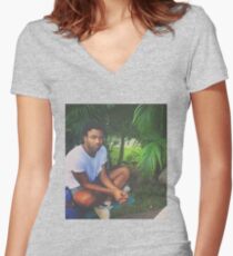 1 coolie CG Women's Fitted V-Neck T-Shirt