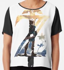Breath Of The Wild Z Link Cover Chiffon Top