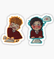 Snowbaz - Sleeping in Class Sticker