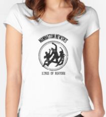 Camiseta entallada de cuello redondo Manhattan Newsies