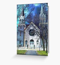 st malo church - illustrated Greeting Card