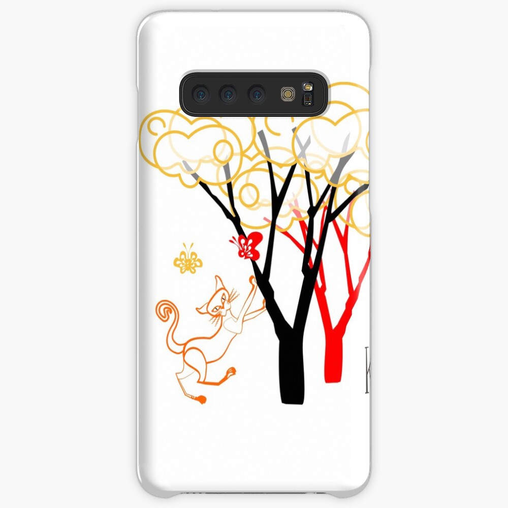 KINKY KITTY - Baby with Butterflies Case & Skin for Samsung Galaxy