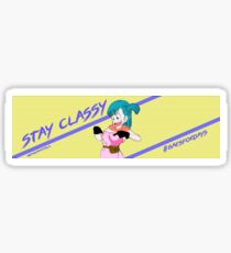 Stay Classy Slap Sticker Sticker