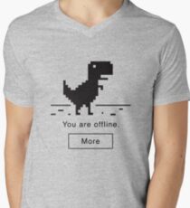 Offline Dinosaur Men's V-Neck T-Shirt